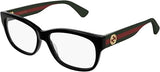 Gucci Women’s Eyeglasses GG0278O 011 Black | ABCGlasses.com