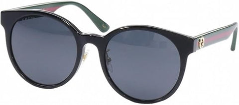Gucci Women’s Sunglasses GG0416SK 002 55 Grey Round | ABCGlasses.com