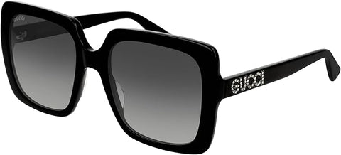 Gucci Women’s Sunglasses GG0418S-001 Black Grey | ABCGlasses.com