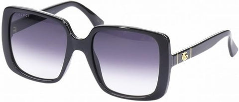 Gucci Women’s Sunglasses GG0632S-001 Black Grey 56mm | ABCGlasses.com
