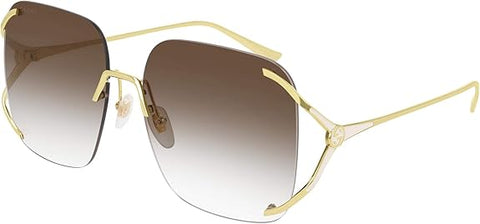 Gucci Women’s Sunglasses GG0646S Gold | ABCGlasses.com