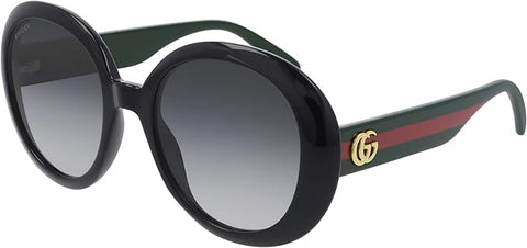 Gucci Women’s Sunglasses GG0712S Black Green Red Frame | ABCGlasses.com