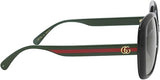 Gucci Women’s Designer Sunglasses GG0714SA 001 Black Grey Green | ABCGlasses.com