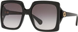 Gucci GG0876S 001 Black Women’s Luxury Sunglasses | ABCGlasses.com