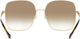 Gucci Luxury Women’s Sunglasses GG0879S Gold Brown Lens | ABCGlasses.com