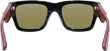 Gucci GG1668S 003 Men’s Sunglasses with Red and Green Stripes | ABCGlasses.com