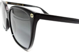 Gucci Women’s Designer Sunglasses Lightness Square Black | ABCGlasses.com