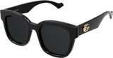 Gucci Women’s Sunglasses Oversized Square Black | ABCGlasses.com