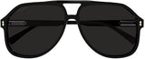 Gucci GG1042S 001 Black Frame Pilot Sunglasses for Men | ABCGlasses.com
