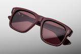 JMM Yves Epoxy II Cassis Designer Sunglasses | ABCGlasses.com