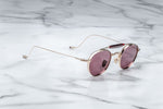 Jacques Marie Mage Dasan Champagne Designer Sunglasses | ABCGlasses.com