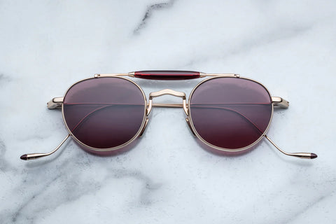 Jacques Marie Mage Dasan Champagne Sunglasses | ABCGlasses.com