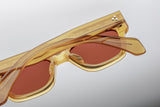 Jacques Marie Mage Fellini Honey Fashion Sunglasses | ABCGlasses.com