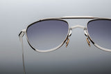 Jacques Marie Mage Flynn Silver Designer Sunglasses | ABCGlasses.com