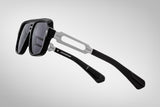 Jacques Marie Mage Fugue Black Modern Sunglasses | ABCGlasses.com