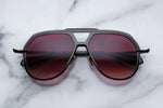 Jacques Marie Mage Lockheed Black Designer Sunglasses | ABCGlasses.com