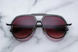 Jacques Marie Mage Lockheed Black Designer Sunglasses | ABCGlasses.com