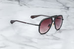 Jacques Marie Mage Lockheed Black Luxury Sunglasses | ABCGlasses.com