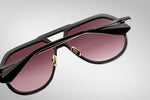 Jacques Marie Mage Lockheed Black Exclusive Sunglasses | ABCGlasses.com