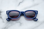 Jacques Marie Mage Whiskeyclone Lapis Sunglasses | ABCGlasses.com