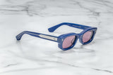 Jacques Marie Mage Whiskeyclone Lapis Designer Sunglasses | ABCGlasses.com