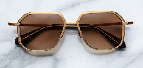 Jacques Marie Mage Sunglasses - Aida Gold Luxury Designer Eyewear | ABCGlasses.com