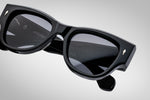 Jacques Marie Mage Chelsea Black Sunglasses - Retro Modern Luxury Frames for Men & Women | ABCGlasses.com