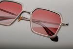 Jacques Marie Mage Sunglasses - Ugo Silver Luxury Designer Eyewear | ABCGlasses.com