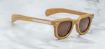 Jacques Marie Mage Vendome Suntan Sunglasses Luxury Designer Eyewear | ABCGlasses.com