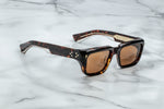 Jacques Marie Mage Walker Havana 6 Designer Sunglasses | ABCGlasses.com
