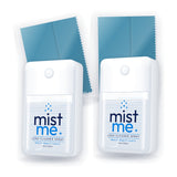 Mist Me 2 pack: two lens cleaner sprays with two microfiber cloths