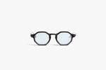 Movitra Climax 04 Crystal Black Light Blue Lens Designer Sunglasses | ABCGlasses.com