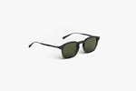 Movitra Sunglasses Inceptus 02 Crystal Black with Green Lenses | ABCGlasses.com