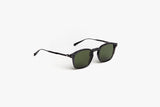 Movitra Sunglasses Inceptus 02 Crystal Black with Green Lenses | ABCGlasses.com
