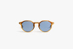 Movitra Sunglasses Inceptus 03 Crystal Honey with Light Blue Lenses | ABCGlasses.com