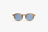 Movitra Sunglasses Inceptus 03 Crystal Honey with Light Blue Lenses | ABCGlasses.com