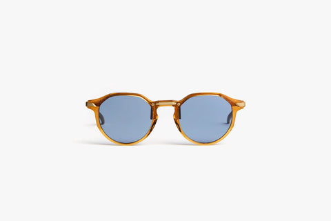 Movitra Sunglasses Inceptus 03 Crystal Honey with Light Blue Lenses | ABCGlasses.com