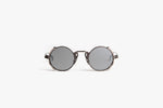 Movitra Sunglasses Tectum 01 Polished Light Gun with Mirror Silver Lenses | ABCGlasses.com