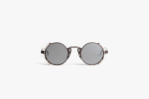 Movitra Sunglasses Tectum 01 Polished Light Gun with Mirror Silver Lenses | ABCGlasses.com