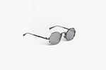 Movitra Tectum 01 Polished Light Gun Premium Sunglasses with Mirror Silver Lenses | ABCGlasses.com