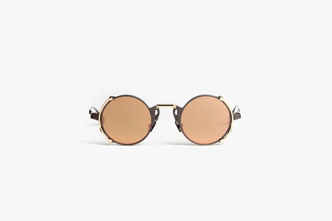 Movitra Sunglasses Tectum 01 Rose Gold with Violet Lenses | ABCGlasses.com
