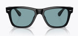 Oliver Peoples Sunglasses - Oliver Black w/ Polar Teal Size 49 Lens 1005P1