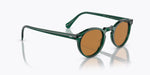 Oliver Peoples Gregory Peck Sun OV5217S 176353 Translucent Dark Teal Cognac Unisex Sunglasses | ABCGlasses.com