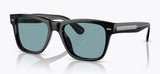 Designer Oliver Peoples Sunglasses - Oliver Black with Polar Teal Lens | ABCGlasses.com