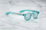 Jacques Marie Mage X Yasiin Bey Sunglasses | Zephirin 44 Crystal Turquoise