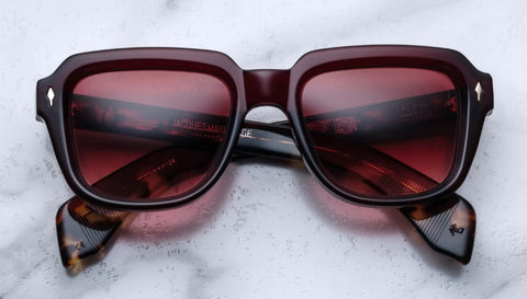Jacques Marie Mage Sunglasses - Taos Hopper Burgundy | ABCGlasses.com