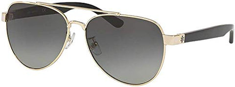 Tory Burch TY6070 Sunglasses 327111-57 - Light Grey Gradient 57mm | ABCGlasses.com