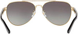 Tory Burch TY6070 327111-57 Sunglasses - Elegant Women’s Light Grey Gradient Fashion Shades | ABCGlasses.com
