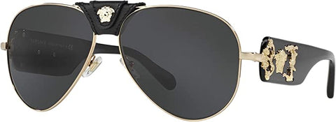 Versace VE2150 Medusa Aviator Sunglasses