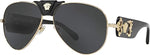 Versace VE2150 Medusa Aviator Sunglasses | ABCGlasses.com